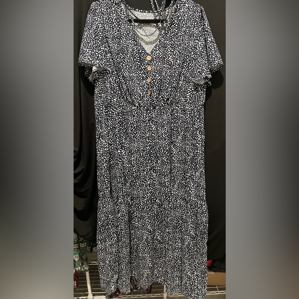 Black and White Polka Dot Dress